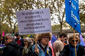 Demonstration For International Safe Abortion Day - Paris