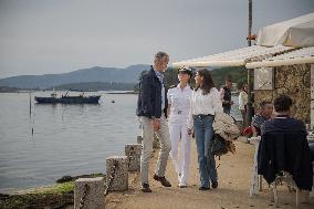 King Felipe And Queen Letizia Visit Princess Leonor - Spain