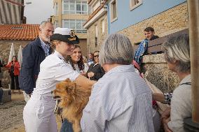 King Felipe And Queen Letizia Visit Princess Leonor - Spain