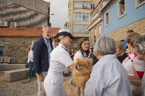 King Felipe And Queen Letizia Visit Princess Leonor - Spain