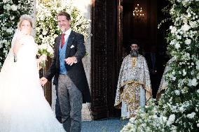 Princess Theodora Glucksburg Of Greece And Matthew Jeremiah Kumar - Wedding In Athens