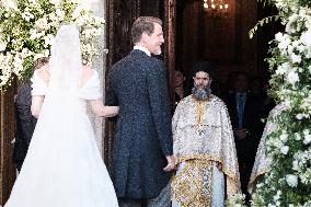 Princess Theodora Glucksburg Of Greece And Matthew Jeremiah Kumar - Wedding In Athens