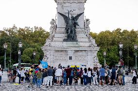 Anti-Maduro Rally In Lisbon.