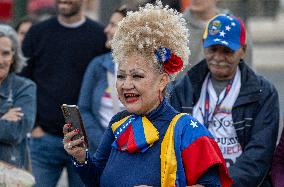 Anti-Maduro Rally In Lisbon.