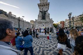 Anti-Maduro Rally In Lisbon.