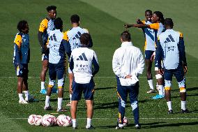 Real Madrid Training Session and Press Conference