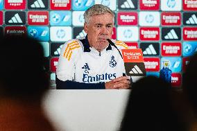 Real Madrid Training Session and Press Conference