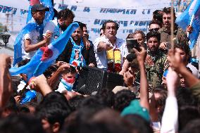 PC President Sajad Gani Lone In Handwara