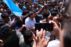 PC President Sajad Gani Lone In Handwara