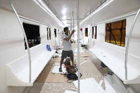 Under Water Metro Model Pandal In West Bengal, Kolkata, India - 28 Sep 2024