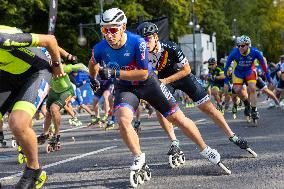 Inline Skaters Race Ahead Of The 50th Berlin Marathon