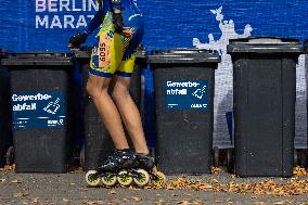 Inline Skaters Race Ahead Of The 50th Berlin Marathon