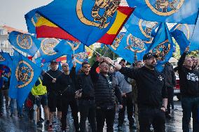 Demonstration In Santender, Spain