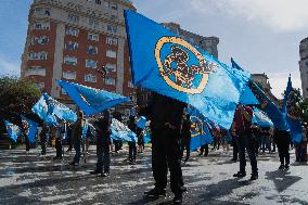 Demonstration In Santender, Spain