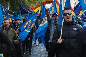 Demonstration In Santender, Spain