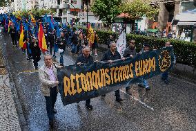 Demonstration In Santender, Spain