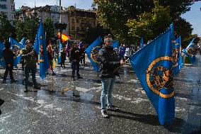 Demonstration In Santender, Spain