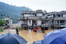 Heavy Rainfall In Nepal