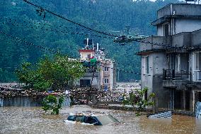 Heavy Rainfall In Nepal