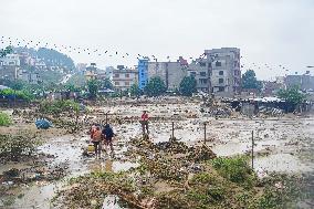 Heavy Rainfall In Nepal