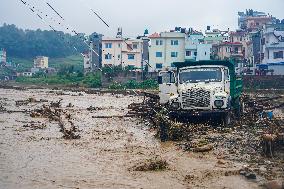 Heavy Rainfall In Nepal