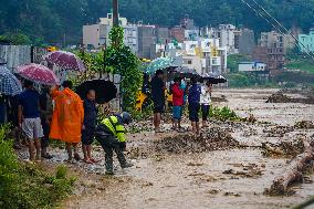 Heavy Rainfall In Nepal