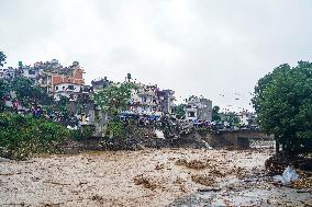 Heavy Rainfall In Nepal