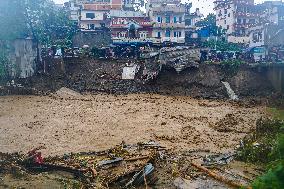 Heavy Rainfall In Nepal