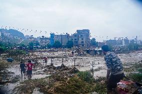 Heavy Rainfall In Nepal