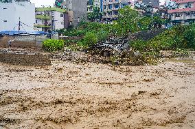 Heavy Rainfall In Nepal