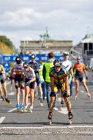 Inline Skaters Race Ahead Of The 50th Berlin Marathon