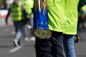 Inline Skaters Race Ahead Of The 50th Berlin Marathon