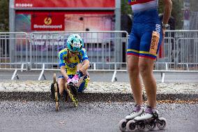 Inline Skaters Race Ahead Of The 50th Berlin Marathon