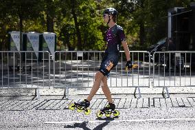 Inline Skaters Race Ahead Of The 50th Berlin Marathon