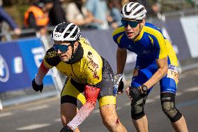 Inline Skaters Race Ahead Of The 50th Berlin Marathon