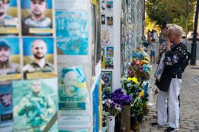 March Marking The Upcoming Defenders Of Ukraine Day In Kyiv