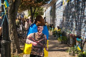 March Marking The Upcoming Defenders Of Ukraine Day In Kyiv