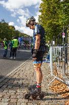 Inline Skaters Race Ahead Of The 50th Berlin Marathon