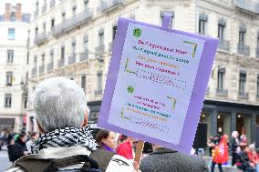 Protesters During The World Day For The Right To Abortion