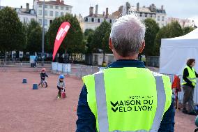 People At The First Bikes Lyon Festival