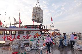 Seafood Supply at Jimiya Fishing Port in Qingdao