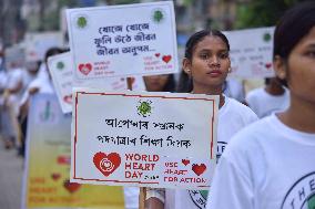 World Heart Day Rally In Guwahati