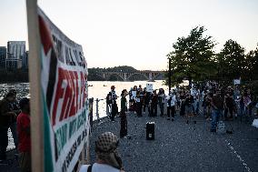 Protest The War On Palestine In Gaza In Gorge Town