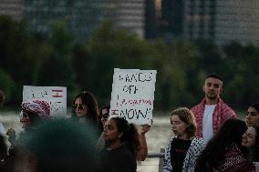 Protest The War On Palestine In Gaza In Gorge Town