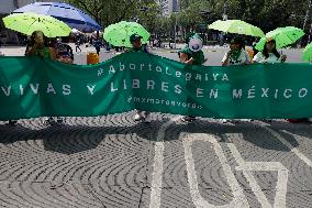 Global Day Of Action In Favour Of Legal, Free, Safe And Free Abortion In Mexico And Latin America