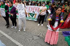 Global Day Of Action In Favour Of Legal, Free, Safe And Free Abortion In Mexico And Latin America