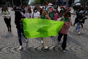 Global Day Of Action In Favour Of Legal, Free, Safe And Free Abortion In Mexico And Latin America