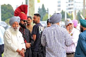 International Students Protest In Brampton, Canada, On September 28, 2024.