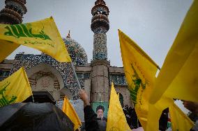 Iran Reaction Protest Against Killing of Hassan Nasrallah