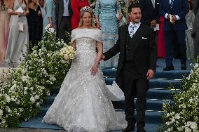 Royal Wedding Of Princess Theodora Of Greece And Matthew Kumar In Athens